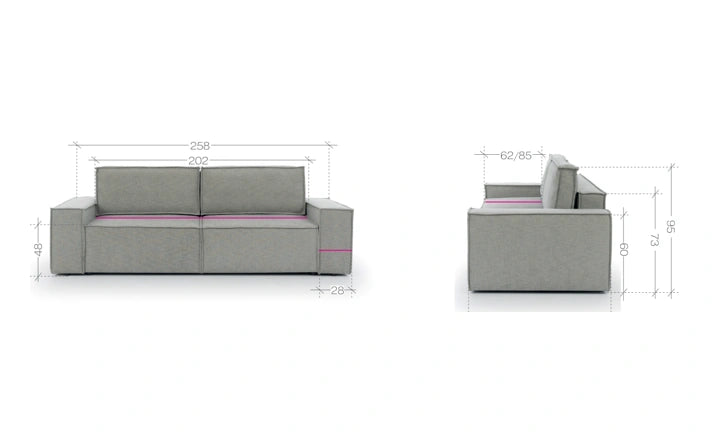 Sofa-lova su DL mechanizmu Sofa DL