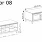 TV staliukas Windsor W-8