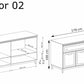 Komoda Windsor W-2