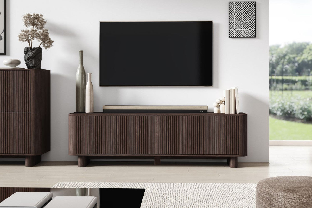 TV staliukas Trenza 180 pastatomas - Lincoln riešutmedis, nuotrauka 4