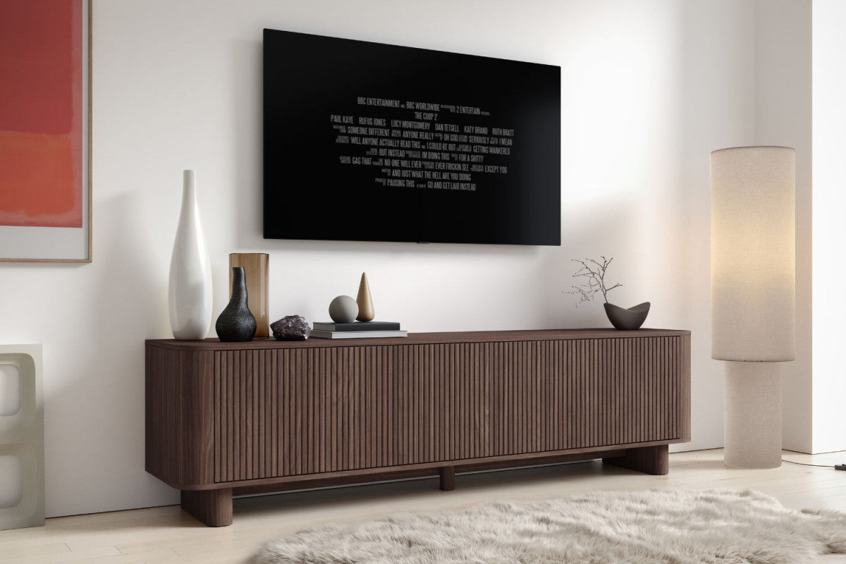 TV staliukas Trenza 200 pastatomas - Lincoln riešutmedis, nuotrauka 3