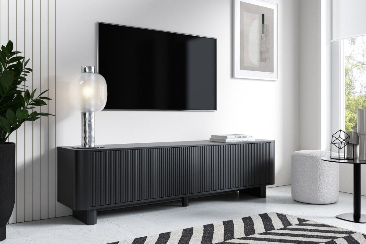 TV staliukas Trenza 220 pastatomas - juodas, nuotrauka 4