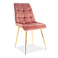 Kėdė Chic Velvet Auksas