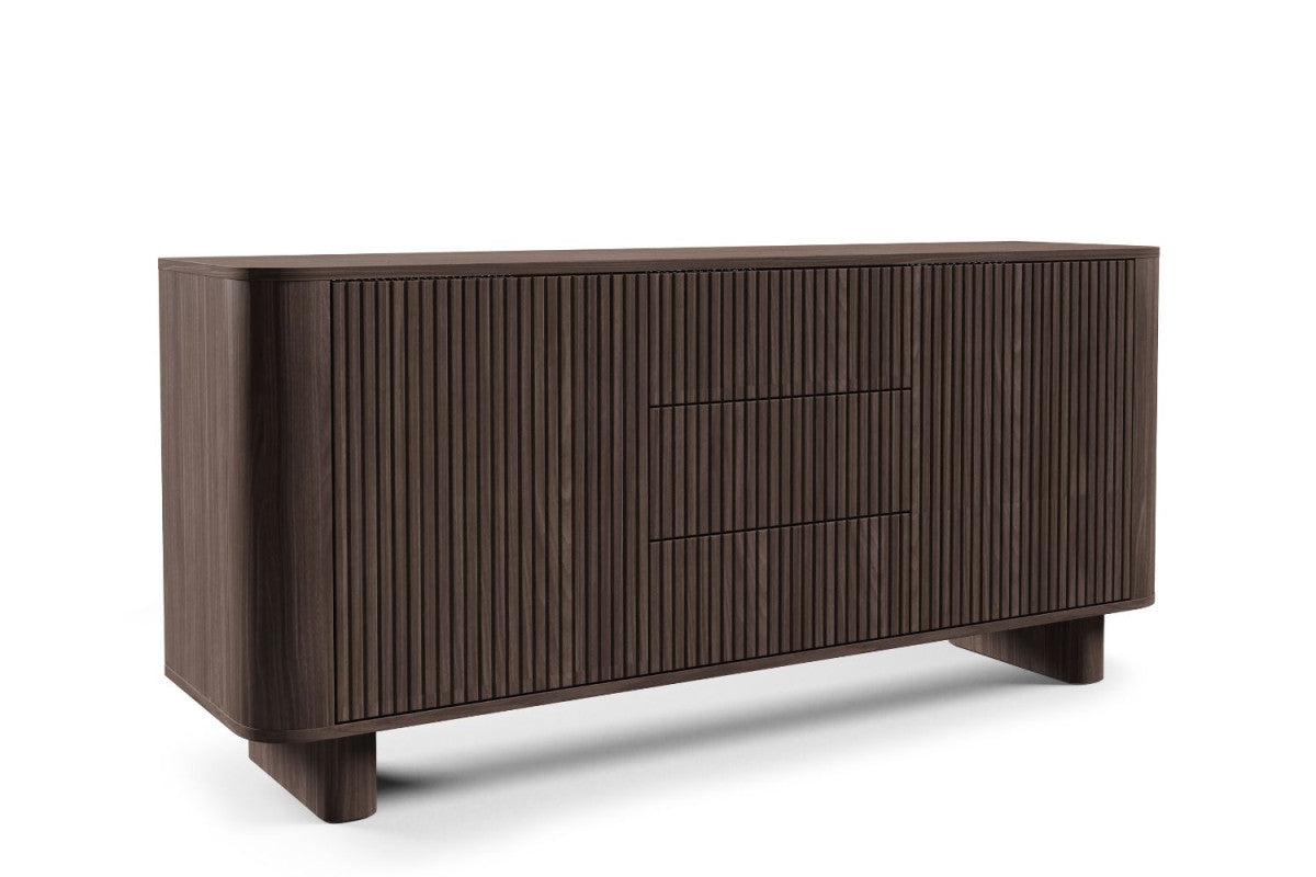 Svetainės komplektas Trenza - komoda 2D3S ir TV 200 - Lincoln riešutmedis, galerijos nuotrauka 2