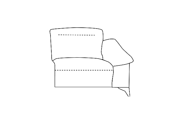 Relax modulis su dešiniuoju porankiu, 75 cm
