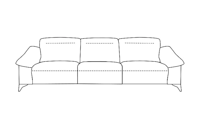 Trivietė sofa