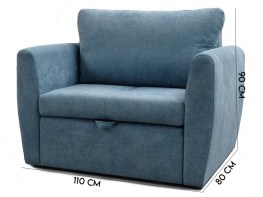 Minkšta sofa - lova BELLA 1