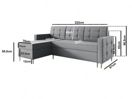 Minkšta sofa SOFIA